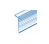 Translucent Vinyl Edge T Wipe for 7/16 inch Maximum Gap SDTW
